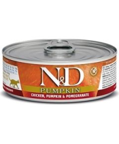 FARMINA N&D CAT CHICKEN & PUMPKIN & POMEGRANATE 80g