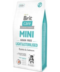 Brit Care Mini Light & Sterilised Rabbit, Salmon 2 kg