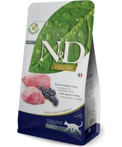 FARMINA N&D PRIME CAT LAMB & BLUEBERRY ADULT  1.5kg