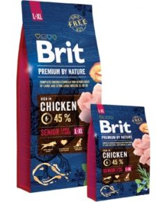 Brit Premium by Nature Senior L+XL 15 kg Apple, Chicken, Corn