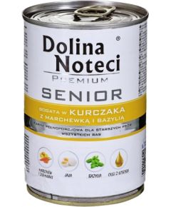 Dolina Noteci 5902921301080 dogs moist food Carrot, Chicken, Pork Senior 400 g