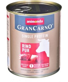 ANIMONDA GranCarno Single Protein flavor: beef - 800g can