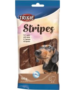 TRIXIE Stripes with lamb - Dog treat - 100g