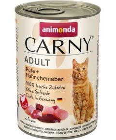ANIMONDA Cat Carny Adult Turkey with chicken liver - wet cat food - 400g