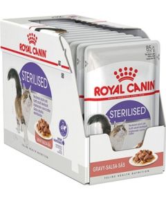 ROYAL CANIN Sterilised Wet cat food Chunks in sauce 12x85 g