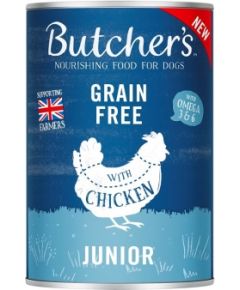 BUTCHER'S Original Junior Chicken Jelly - wet dog food - 400g