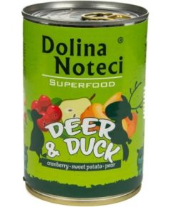 Dolina Noteci Superfood deer & duck 400g Deer, Duck Adult