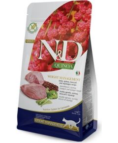 FARMINA N&D CAT  QUINOA WEIGHT MANAGEMENT LAMB & BROCCOLI 5kg