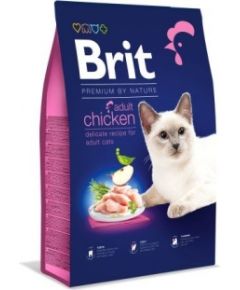BRIT PREMIUM BY NATURE ADULT Dry cat food Chicken 8 kg