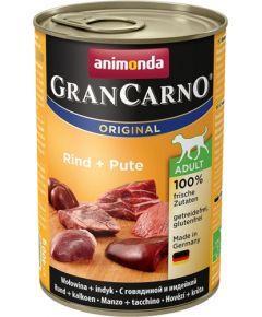 animonda GranCarno Original Beef, Turkey Adult 400 g