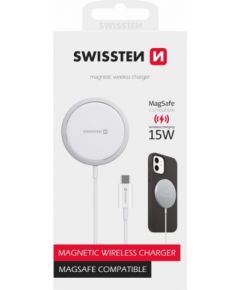 Swissten MagStick Зарядное устройство 15W для Apple iPhone USB-C