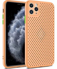 Fusion Breathe Case Silikona Aizsargapvalks Priekš Apple iPhone 12 / 12 Pro Oranžs