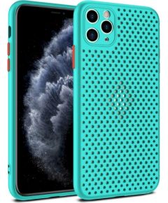 Fusion Breathe Case Silikona Aizsargapvalks Priekš Apple iPhone 12 Pro Max Mentola