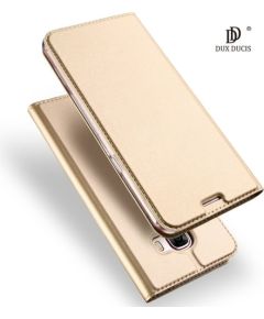 Dux Ducis Premium Magnet Case Atverams Maks Telefonam Apple iPhone 7 / 8 / SE 2020 Zeltains