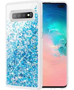 Fusion Fun Liquid Back Case Izturīgs Silikona Aizsargapvalks Priekš Apple iPhone 7 / 8 / SE 2020 Caurspīdīgs - Zils