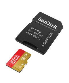 SANDISK EXTREME microSDXC 512 GB 190/130 MB/s UHS-I U3 memory card (SDSQXAV-512G-GN6MA)