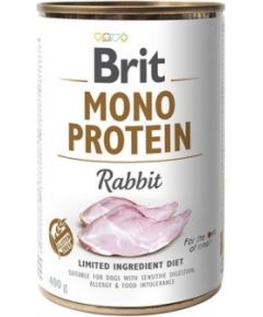 BRIT Mono Protein Rabbit - wet dog food - 400 g