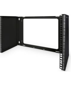 Digitus 8U Wall Mounting Patch Bracket DN-19 PB-8U-SW Black, 37.2 x 50.5 x 25 cm