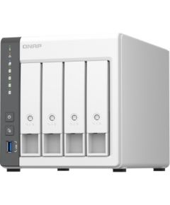 QNAP 4 Bay ARM TS-433-4G  Cortex-A55, Processor frequency 2.0 GHz, 4 GB, On board (non-expandable)