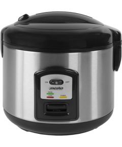 Mesko Rice cooker MS 6411 1000 W, 1.5 L, Black/Stainless steel