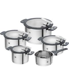 Katlu komplekts ZWILLING SIMPLIFY 66870-005-0 Pots set Stainless steel 5 pcs. Silver Black