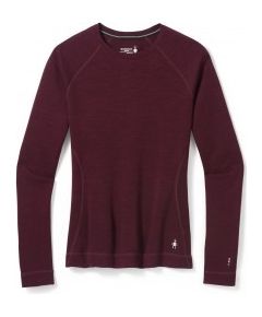 Smartwool Termo krekls SW WS Classic Thermal Merino Base Layer Crew XL Black Cherry Heather