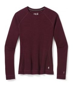 Smartwool Termo krekls SW WS Classic Thermal Merino Base Layer Crew S Black Cherry Heather Termoveļa
