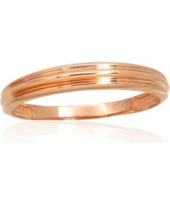 Золотое кольцо #1101107(Au-R), Красное Золото	585°, Размер: 16, 0.95 гр.