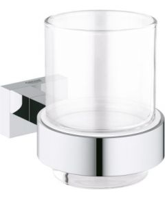 Grohe glāze ar turētāju Essentials Cube, hroms