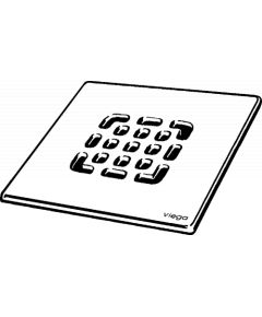 Viega restīte 4912.2-551 150x150mm(554866)