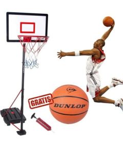 Regulējams basketbola komplekts Dunlop 1.65-2.05m 3w1