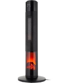 Teesa Column fan heater PTC1KW/2KW with fireplace imitation Вентиляторы