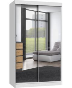 Top E Shop Topeshop IGA 120 BIEL A KPL bedroom wardrobe/closet 7 shelves 2 door(s) White