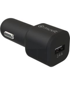 muvit for change MCDCC0006 1 USB 2.4A Car Charger 12W (black)