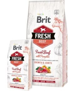 Brit Fresh Beef with Pumpkin Puppy Large Growth & Joints - Dry dog food - 12 kg