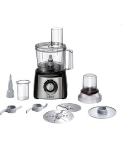 Bosch Food Processor MCM3401M Black/Stainless steel, 800 W, Number of speeds 2, 2.3 L, Blender, Meat mincer