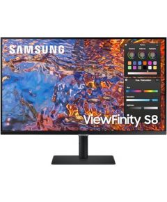 LCD Monitor|SAMSUNG|S32B800PXU|32"|Panel IPS|3840x2160|16:9|60Hz|5 ms|Pivot|Height adjustable|Tilt|Colour Black|LS32B800PXUXEN