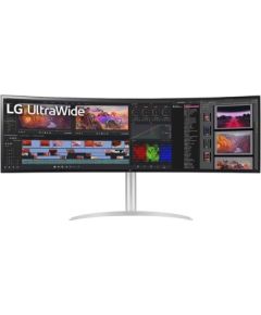 LCD Monitor|LG|49WQ95C-W|49"|Curved|Panel IPS|5120x1440|32:9|Matte|5 ms|Speakers|Swivel|Height adjustable|Tilt|49WQ95C-W