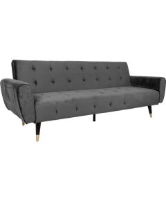 Sofa bed FALUN 214x83xH82cm, grey velvet