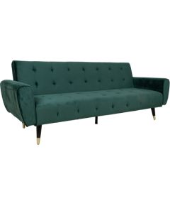 Dīvāns gulta FALUN 214x83xH82cm, zaļš samts