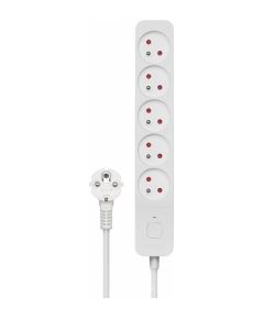 Pagarinātājs Savio Power strip 5 Sockets 5m