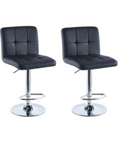 Bāra krēslu komplekts melns 2 gab Saska Garden Tūrisma krēsli