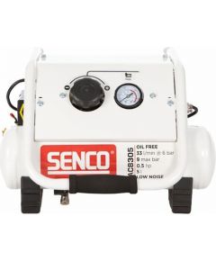 SENCO Kompresors AC8305 zema trokšņa, bezeļļas. 9bar, 83 l/min, 5l, 350W, AFN0028