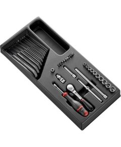 FACOM Instrumentu komplekts 1/4" (36gab.) MOD.RL161-26 Atslēgu komplekti
