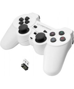 Esperanza EGG108W Gaming Controller Gamepad PC,Playstation 3 Analogue / Digital RF Black,White