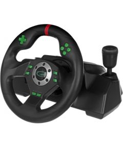 Esperanza EGW101 Gaming Controller Steering wheel Playstation,Playstation 3 Digital USB Black,Green