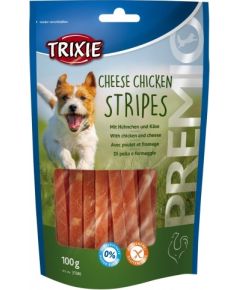 TRIXIE Premio Stripes Cheese Chicken Stripes- Dog treat - 100g