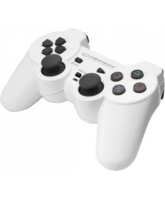 Esperanza EGG107W Gaming Controller Gamepad PC,Playstation 3 Analogue / Digital USB 2.0 Black,White