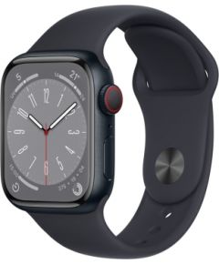 Apple Watch Series 8 OLED 41 mm 4G Black GPS (satellite) Smart-Watch Умные часы