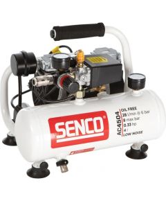 SENCO Kompresors AC4504 zema trokšņa, bezeļļas, 8bar, 45 l/min, 4l, 240W, AFN0024